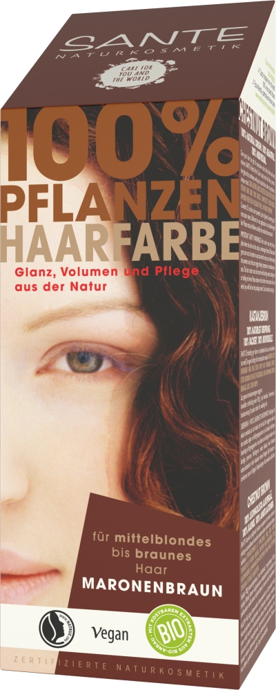 Image du produit de Sante - Pflanzenhaarfarbe Maronenbraun
