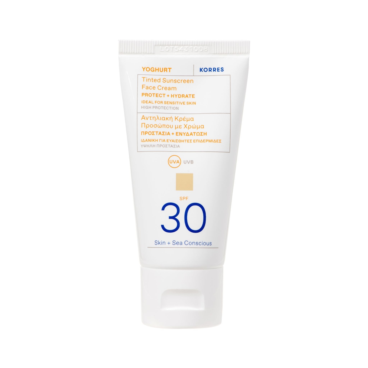 Product image from Korres Care - Yoghurt Getönte Sonnencreme Für Das Gesicht Spf30