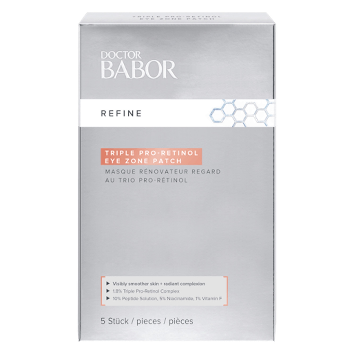 Image du produit de DOCTOR BABOR - Triple Pro Retinol Renewal Eye Patches