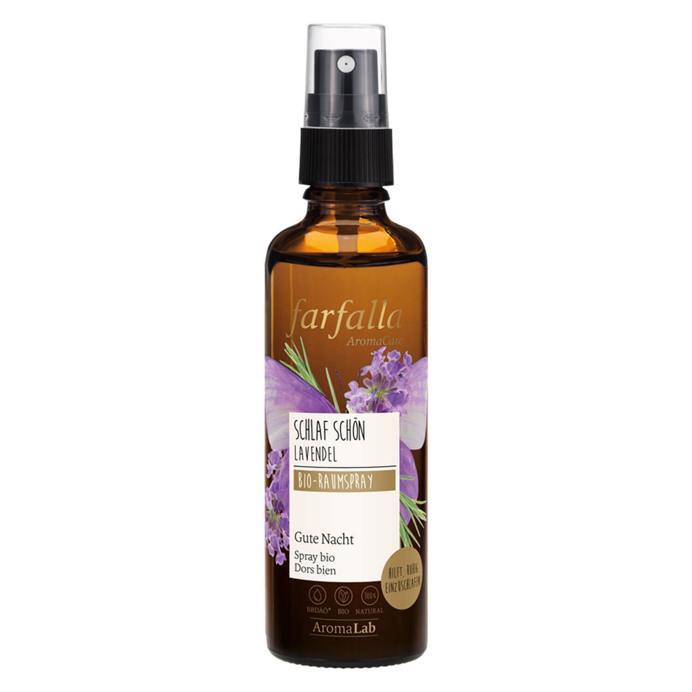Product image from Farfalla Care - Schlaf schön - Lavendel Gute Nacht Bio-Raumspray