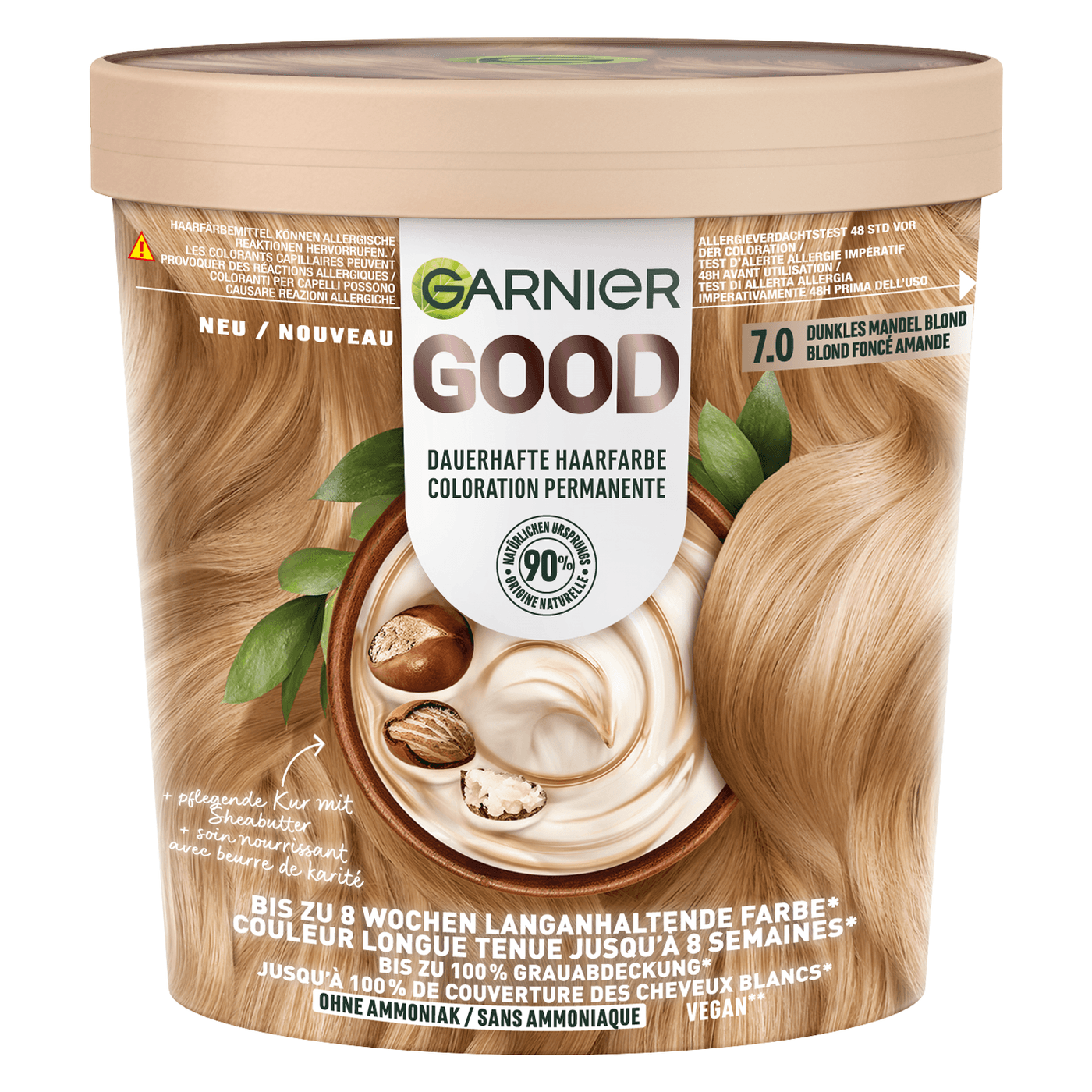 Image du produit de Good Color - Dauerhafte Haarfarbe 7.0 Dunkles Mandel Blond