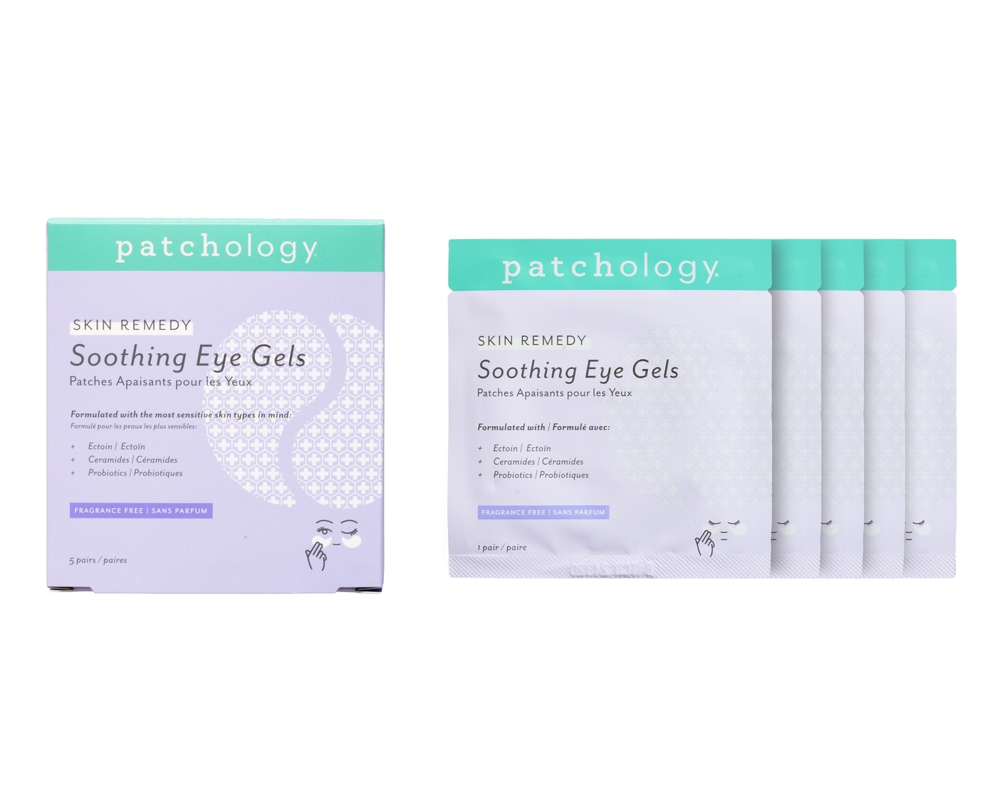 Product image from Patchology Face - Skin Remedy Soothing Eye Gel 5box