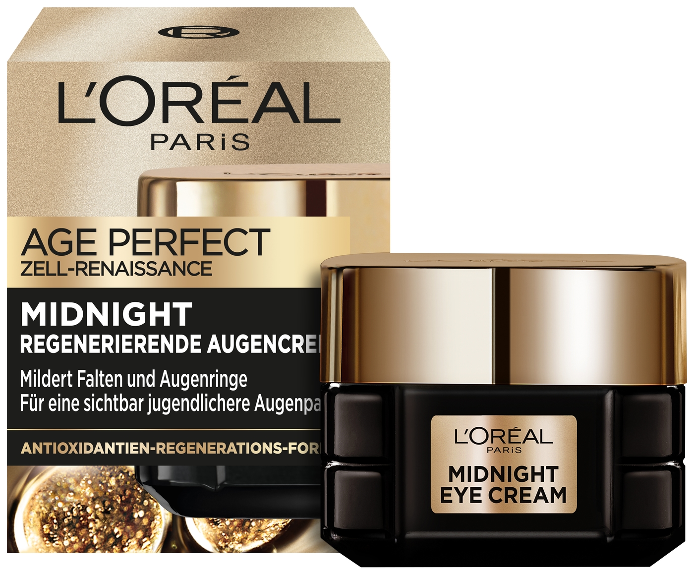 Produktbild von LOréal Skin Expert - Age Perfect Zell-Renaissance Midnight Augencreme
