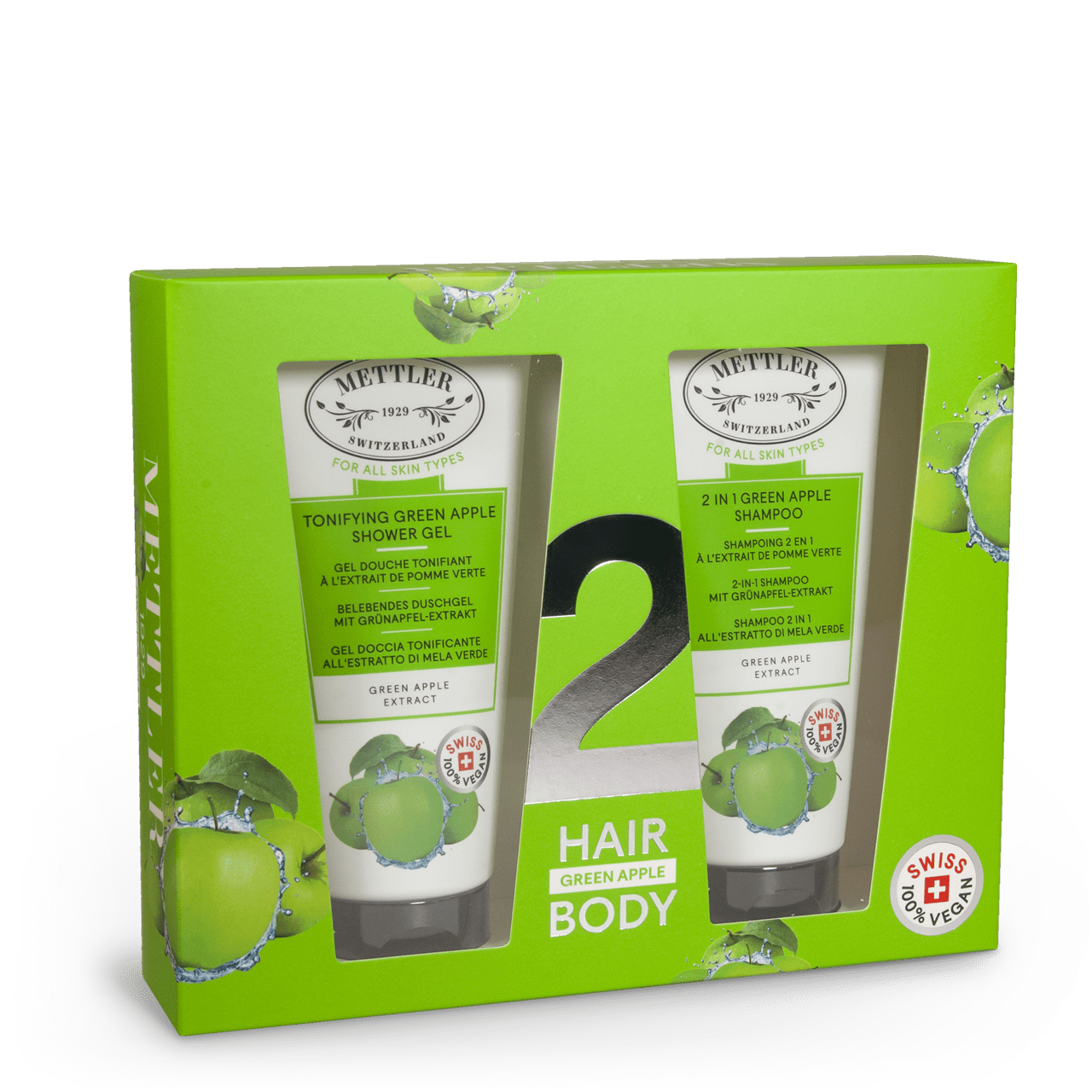 Product image from All Skin Types - Haar & Körperpflegeset grüner Apfel