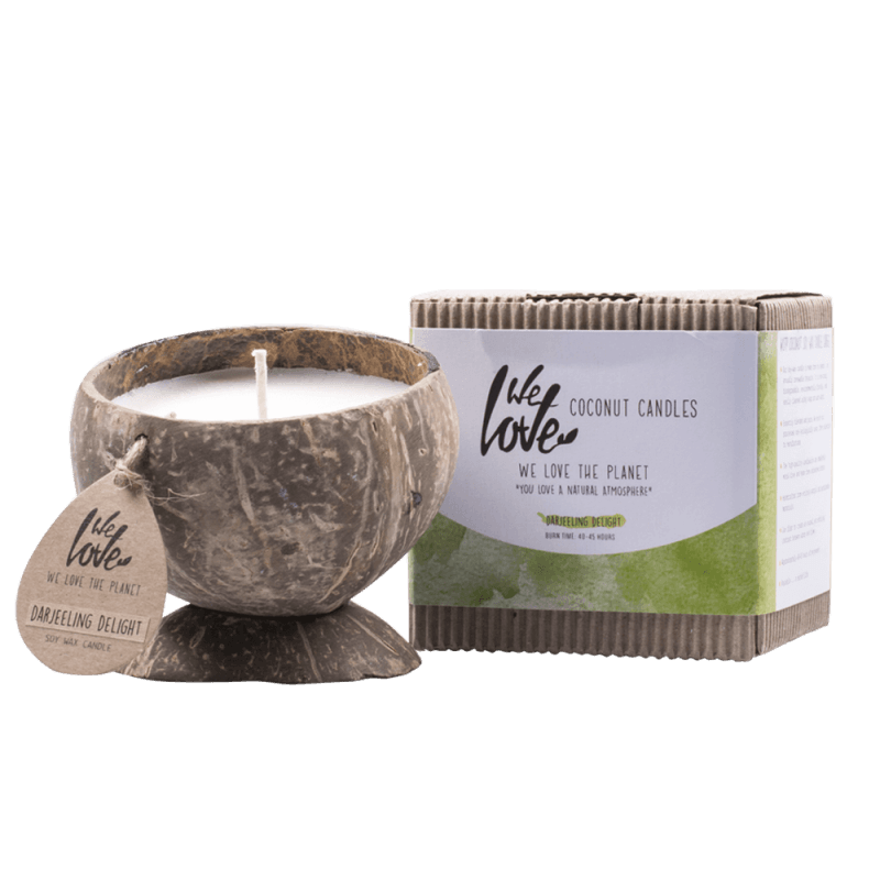 Image du produit de We Love The Planet - WLTP Sojawachskerze in Kokosnussschale