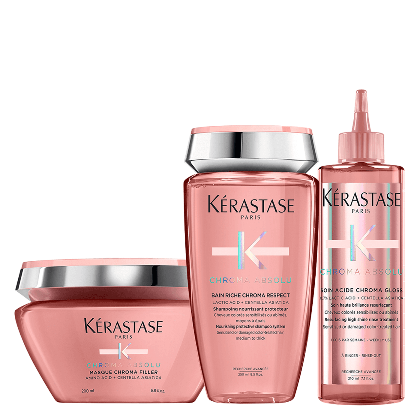 Chroma Absolu - Chroma Gloss Thick Hair Trio