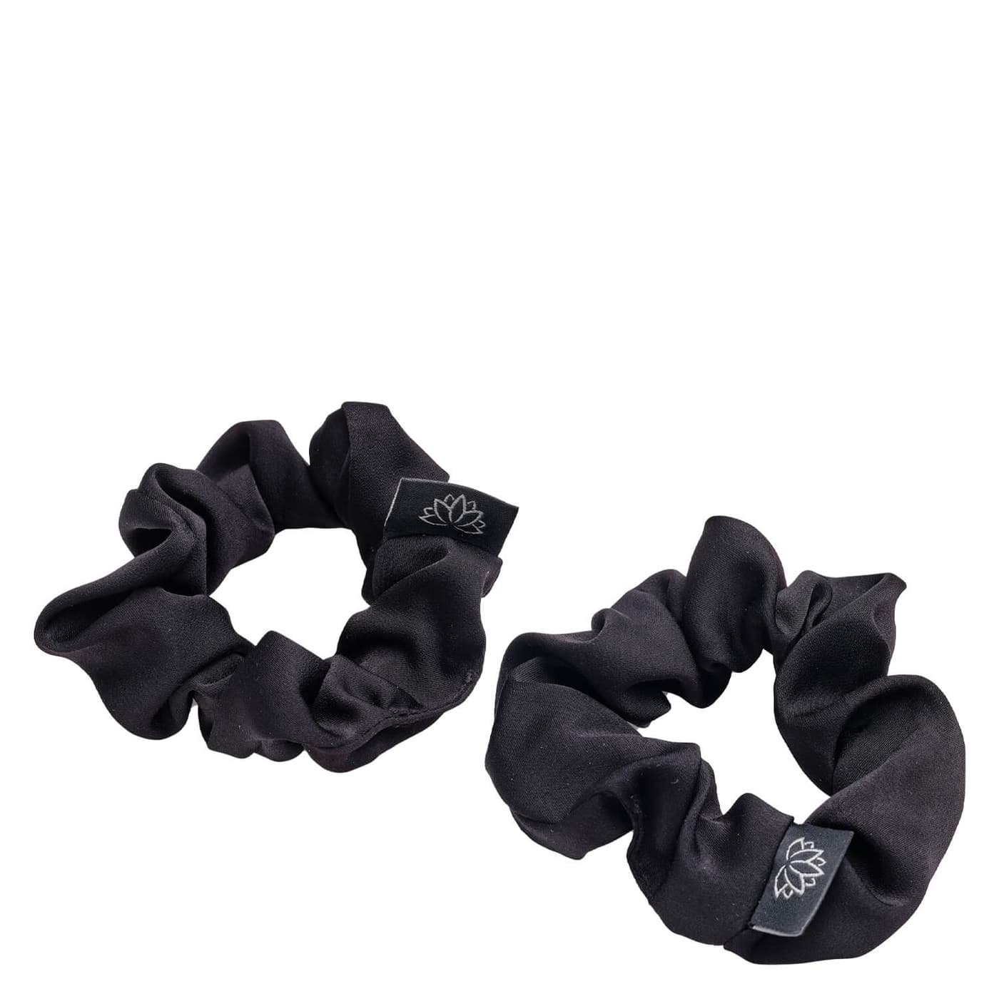 TRISA Hair - ECO Satin Scrunchie Black