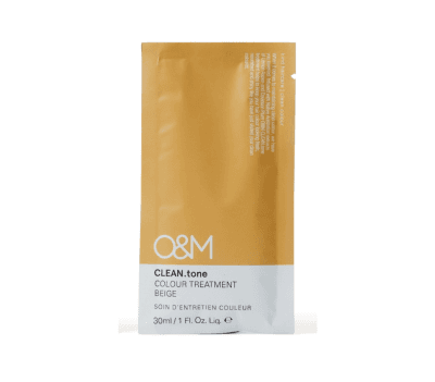 O&M Haircare - Clean.Tone Beige Colour Treatment Sachet