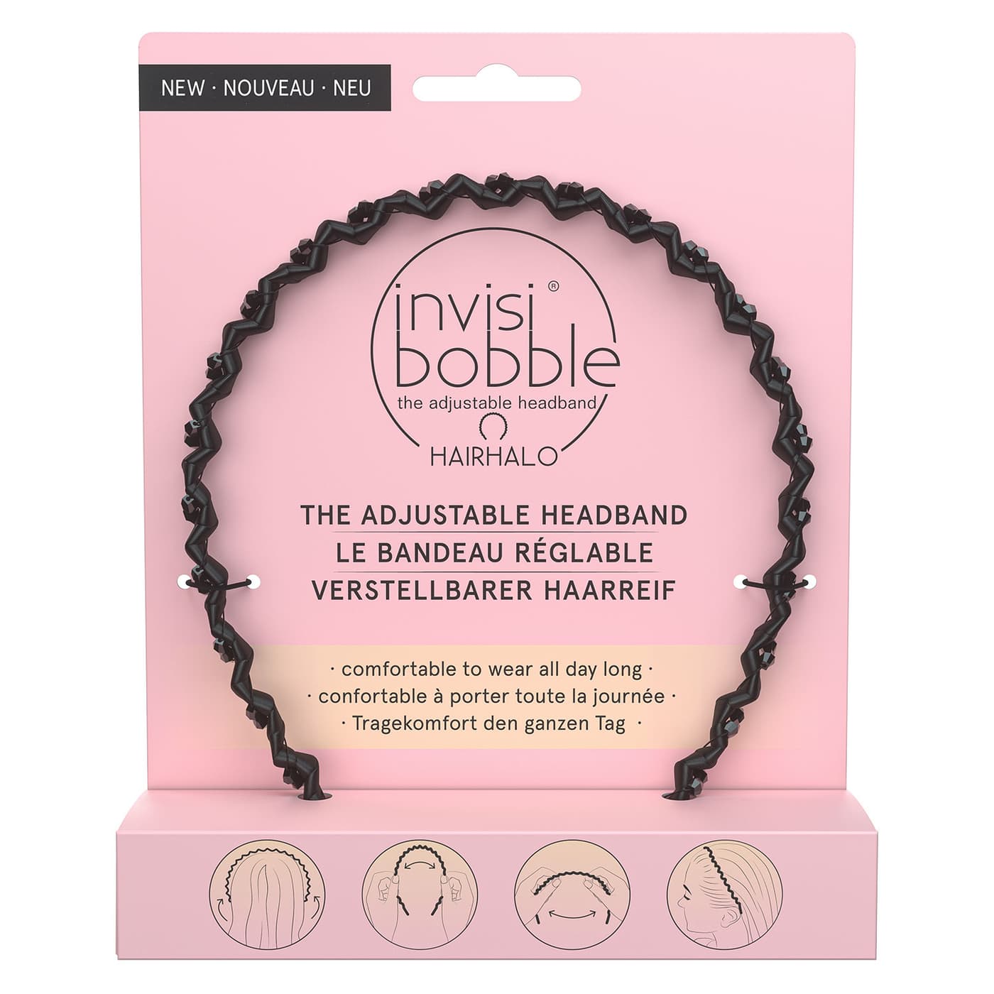 HAIR HALO - Black Sparkle