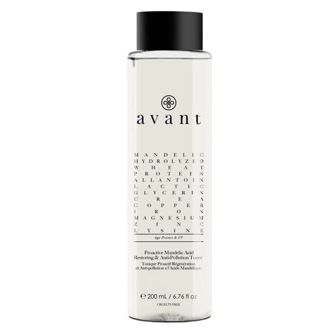 avant - Proactive Restoring Toner mit Mandelsäure gegen Luftverschmutzung