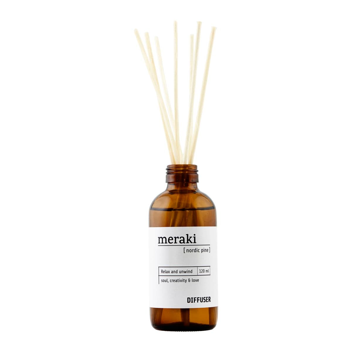 Meraki Home - Raumduft mit 7 Stäbchen Nordic pine