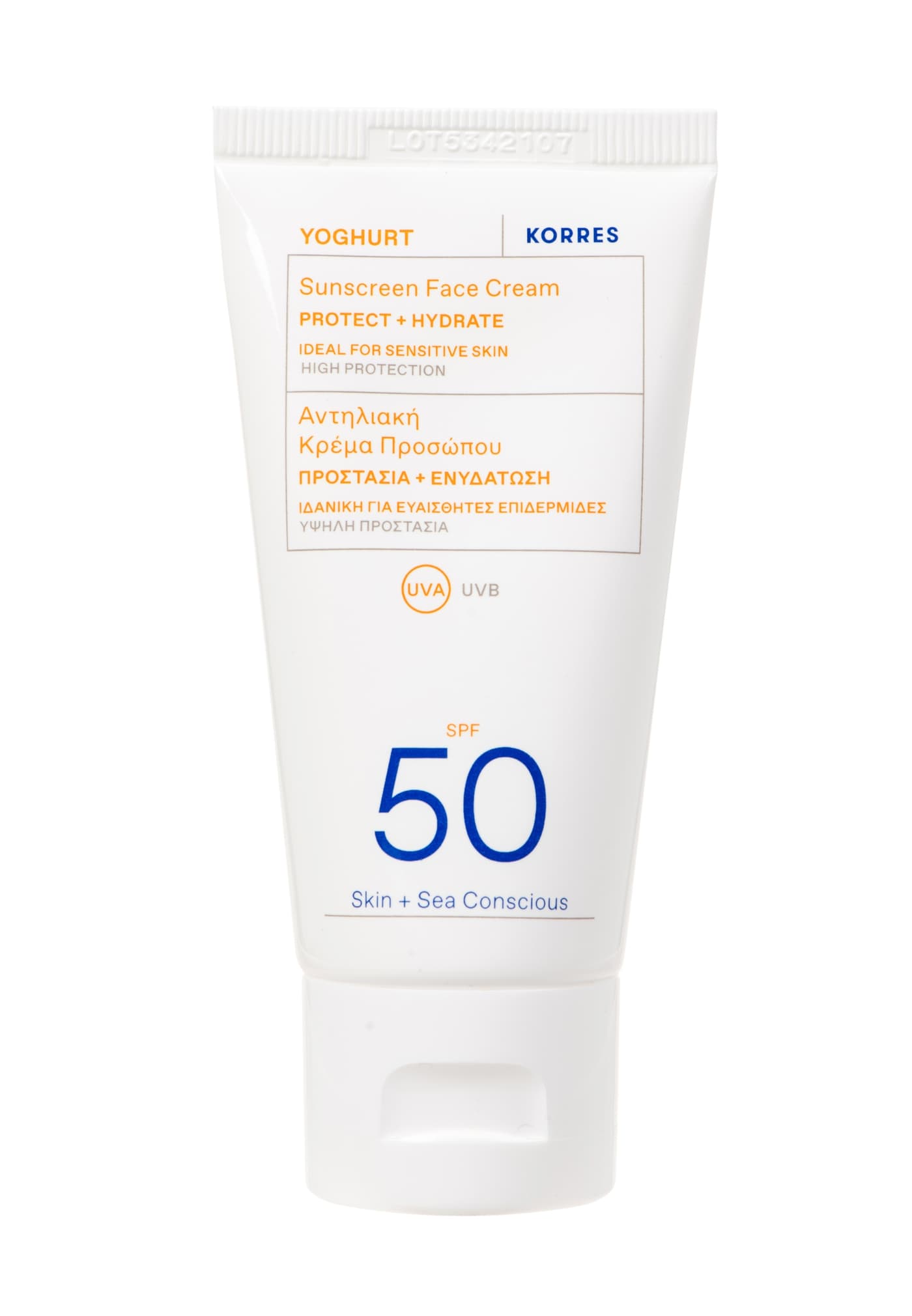 Korres Care - YOGHURT Sunscreen Face Cream SPF50