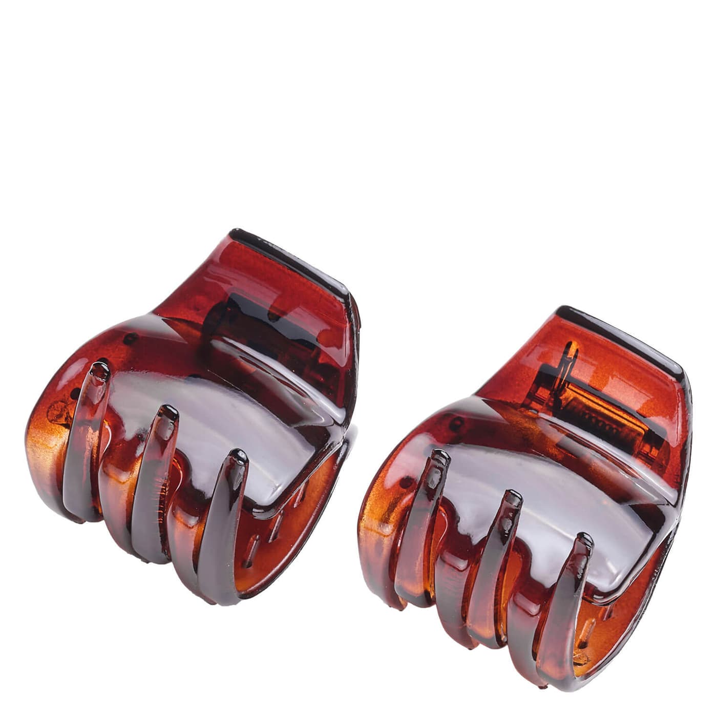 TRISA Hair - Hair Clips Brown 3cm