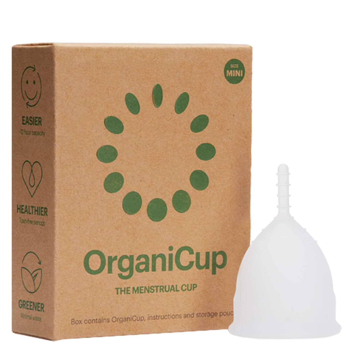 OrganiCup Menstrual Cup Size Mini