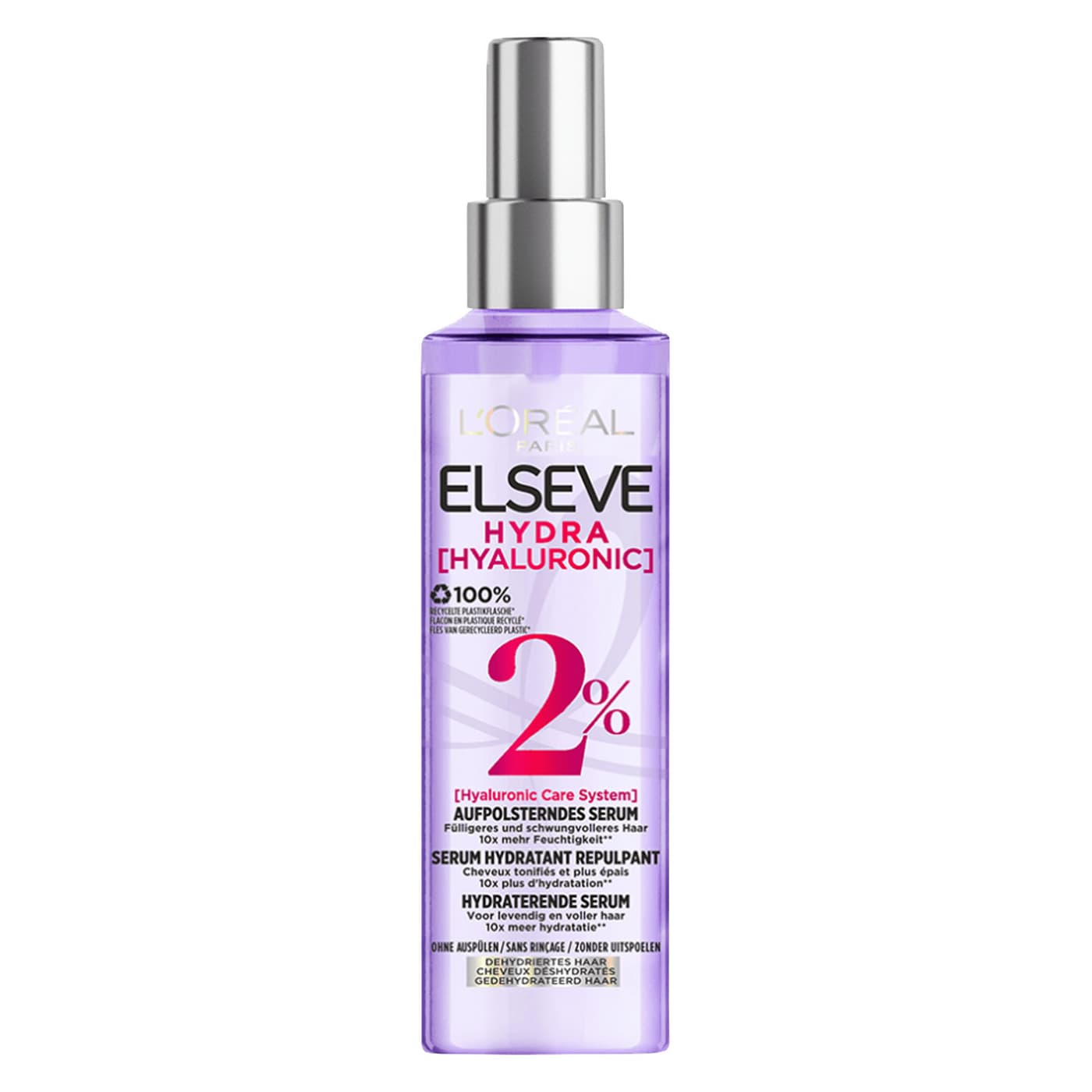 LOréal Elseve Haircare - Hydra Hyaluronic Aufpolsterndes Serum 2% Hyaluronic Care System