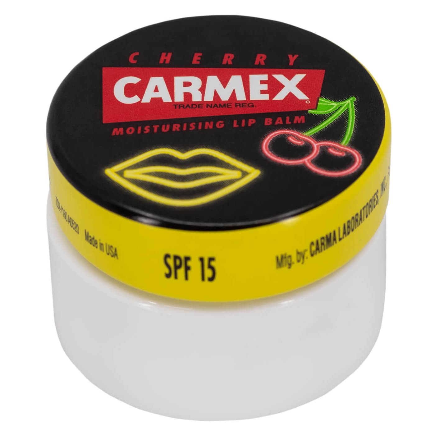 CARMEX - Moisturising Lip Balm Cherry Neon Jar Limited Edition