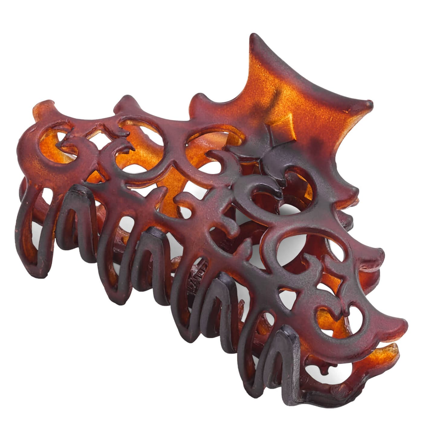 TRISA Hair - Hair Clip Matt Brown 6cm