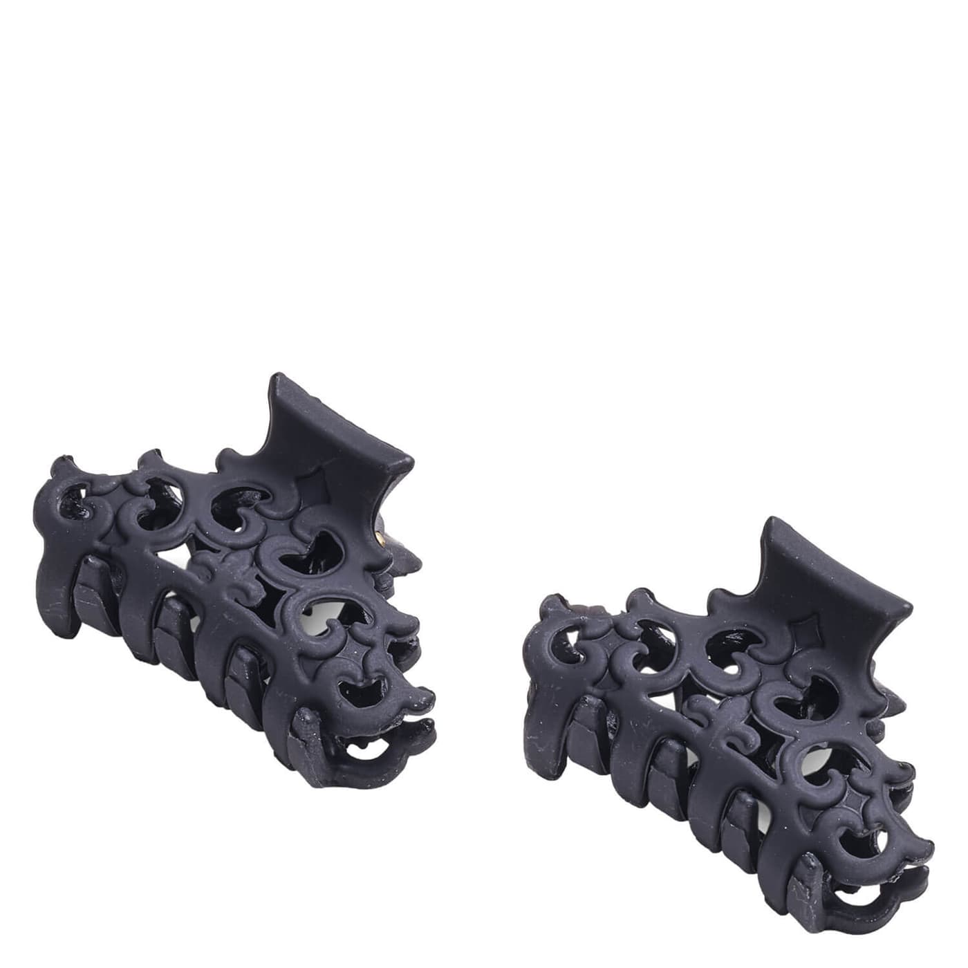 TRISA Hair - Pinces à Cheveux Crabe Noire Mate 3.5cm