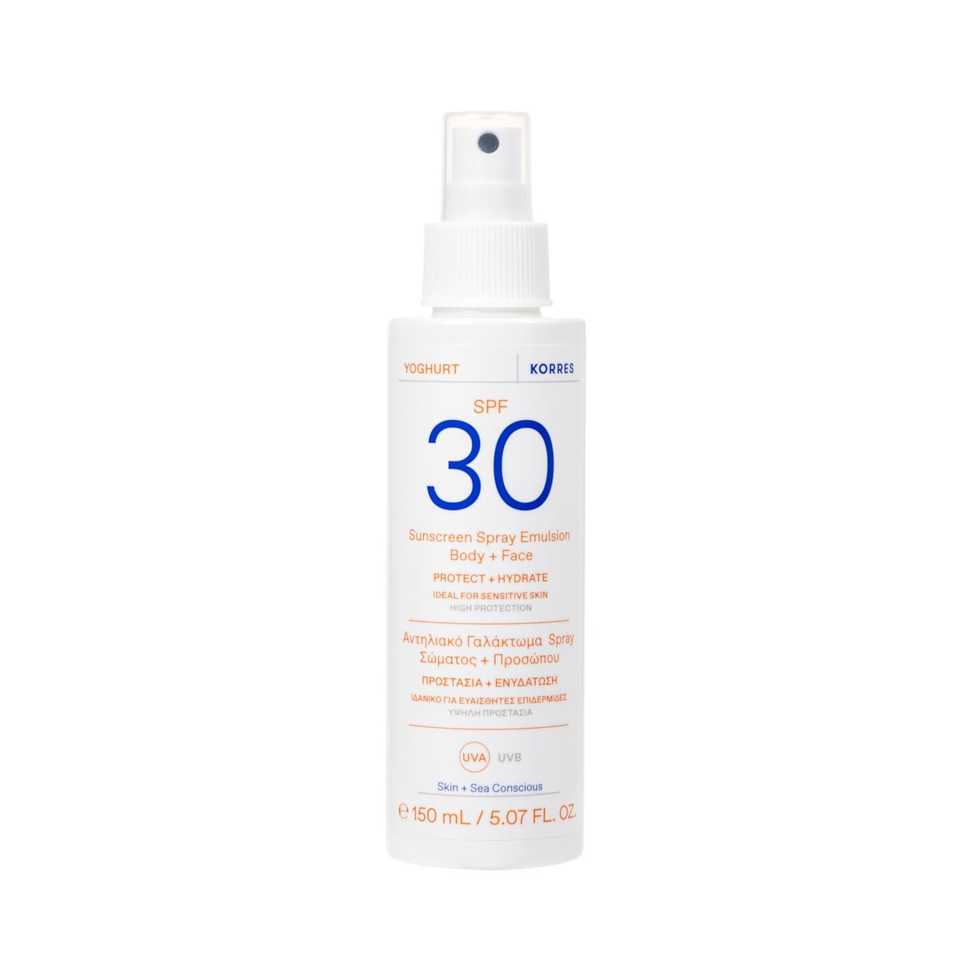 Korres Care - YOGHURT Sunscreen Spray Emulsion Body + Face SPF30