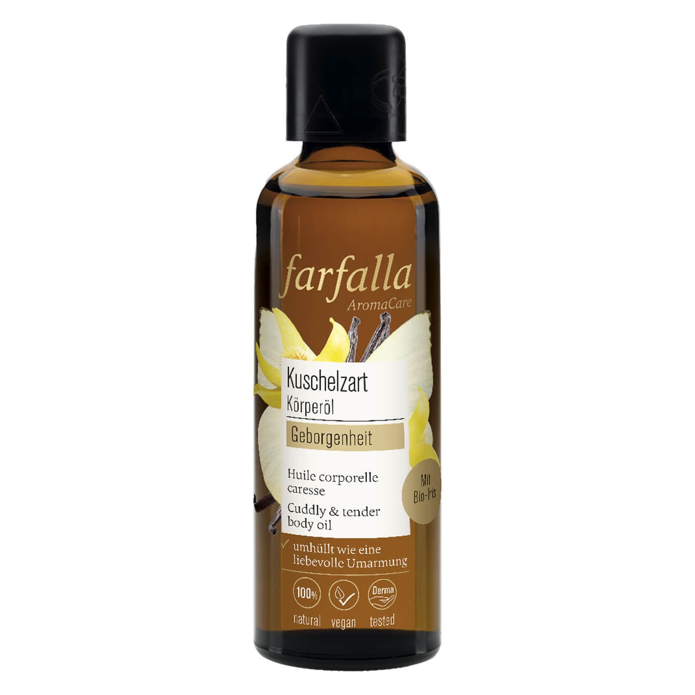 Farfalla Geborgenheit - Iris, Huile corporelle caresse