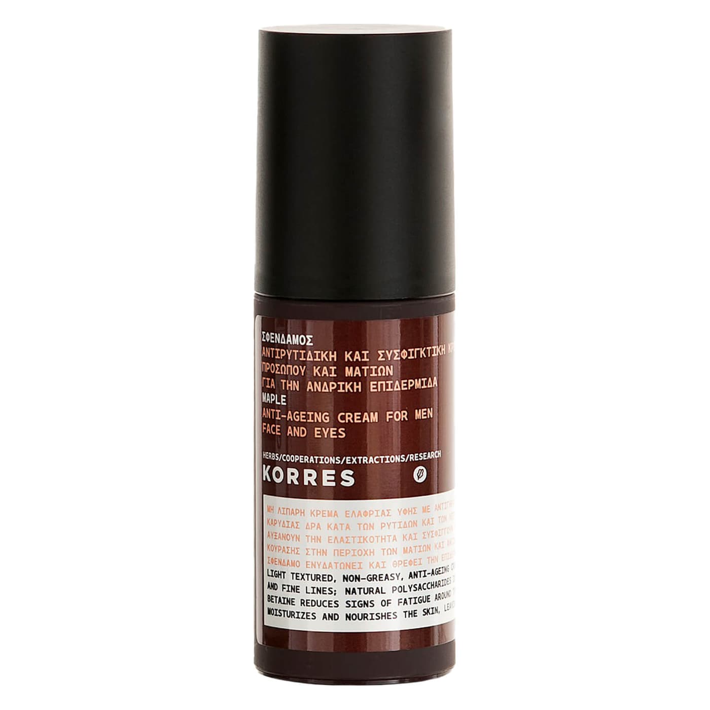 Korres Care - Men Maple 
Anti-Ageing Creme