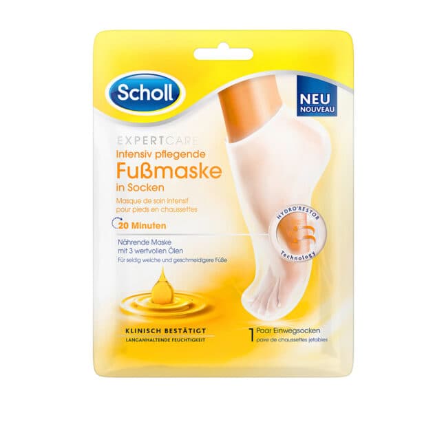 Scholl Care - Intensiv Pflegende Fussmaske mit 3-fach Öl