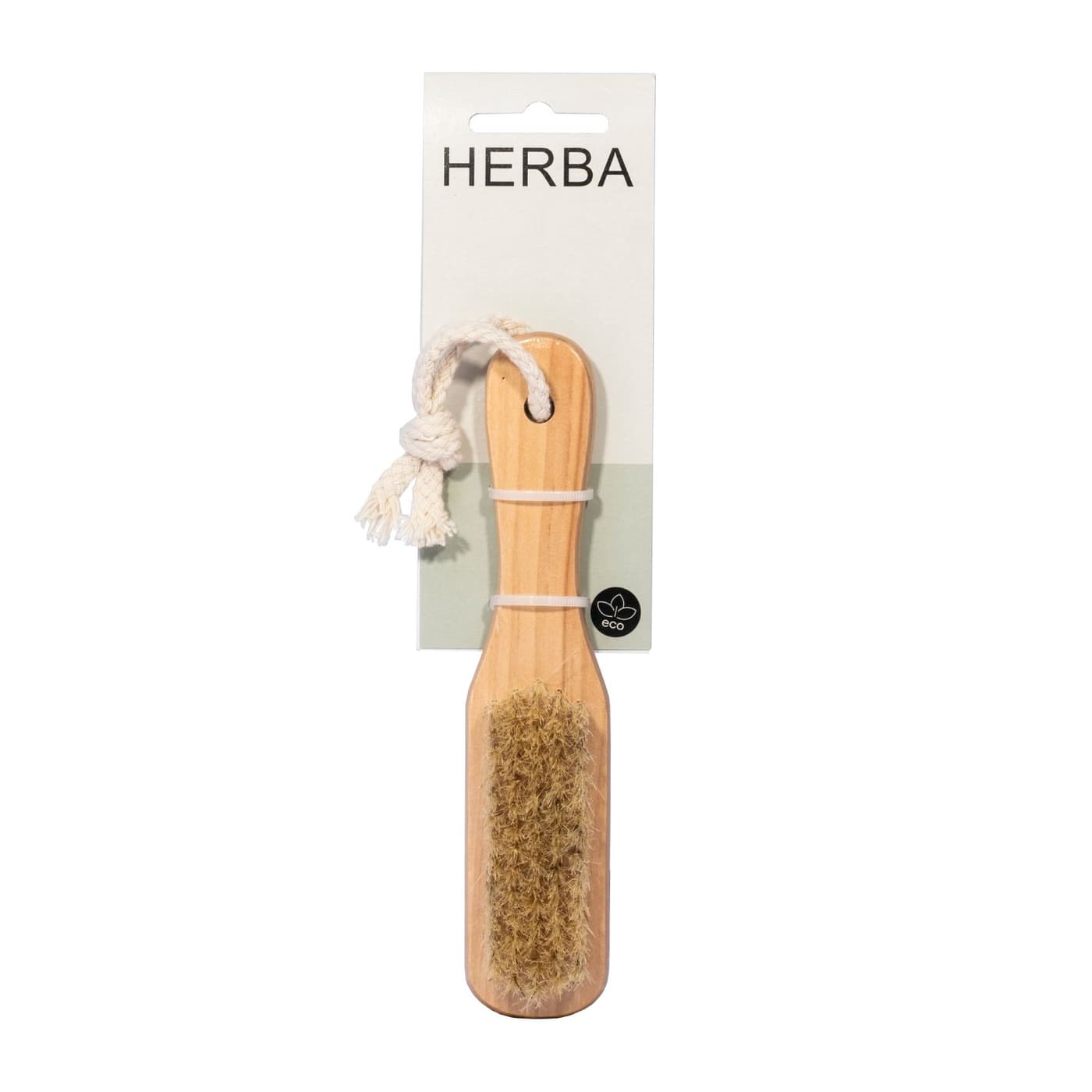 Herba - Fussbürste mit Bimsstein, Buche