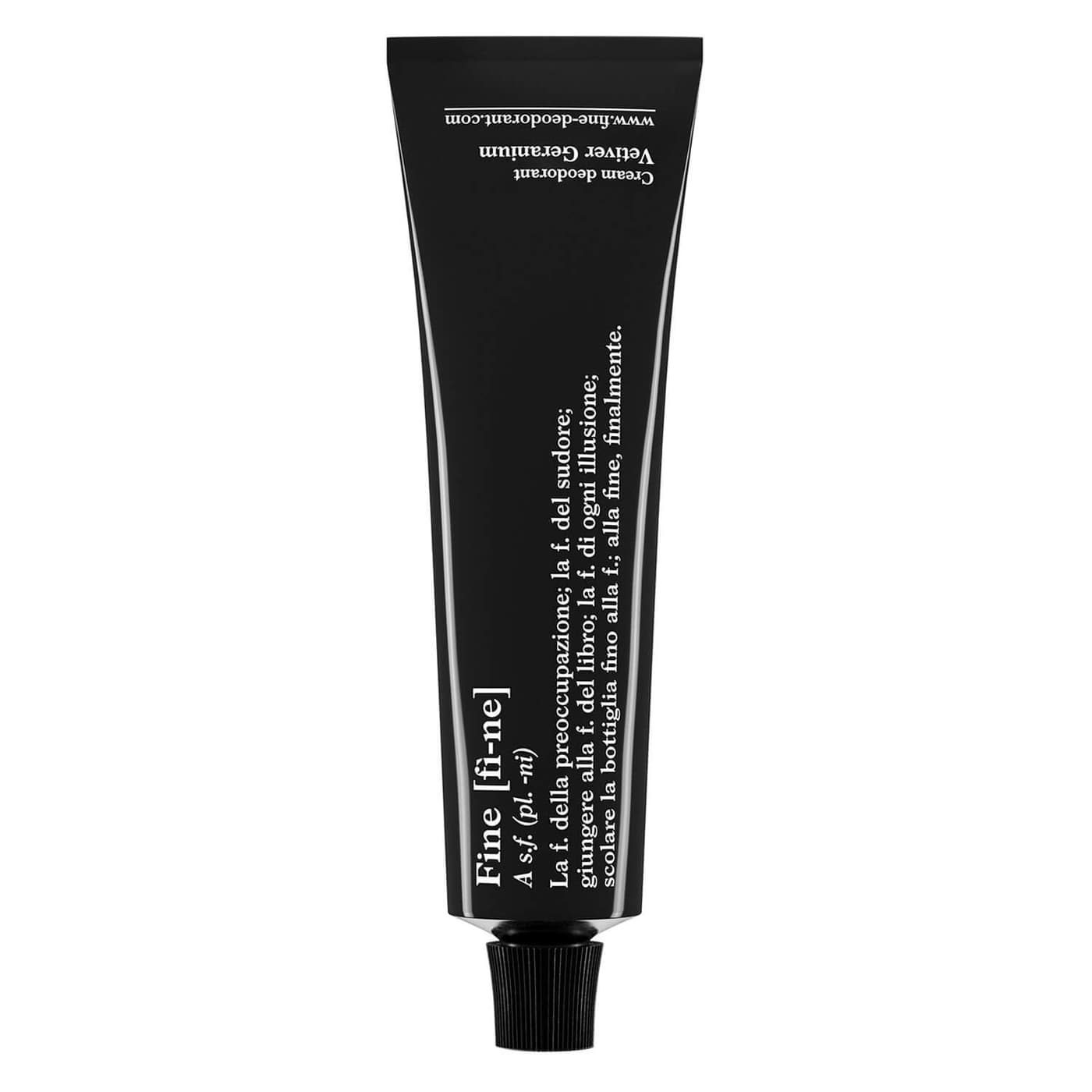 Fine - Vetiver Geranium Deodorant Cream