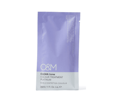 O&M Haircare - Clean.Tone Cool Blonde Colour Treatment Sachet