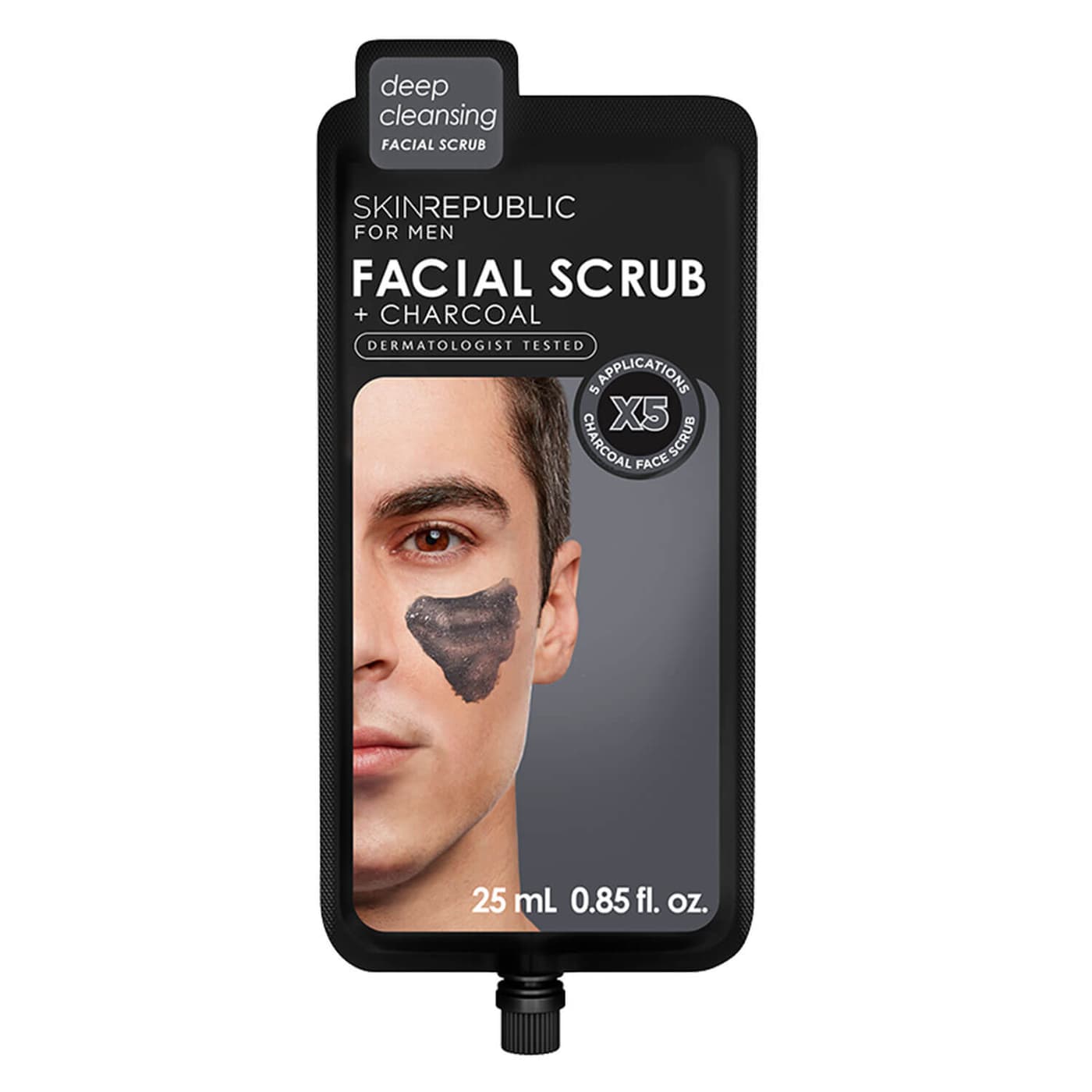 Skin Republic - Men's Charcoal Facial Scrub