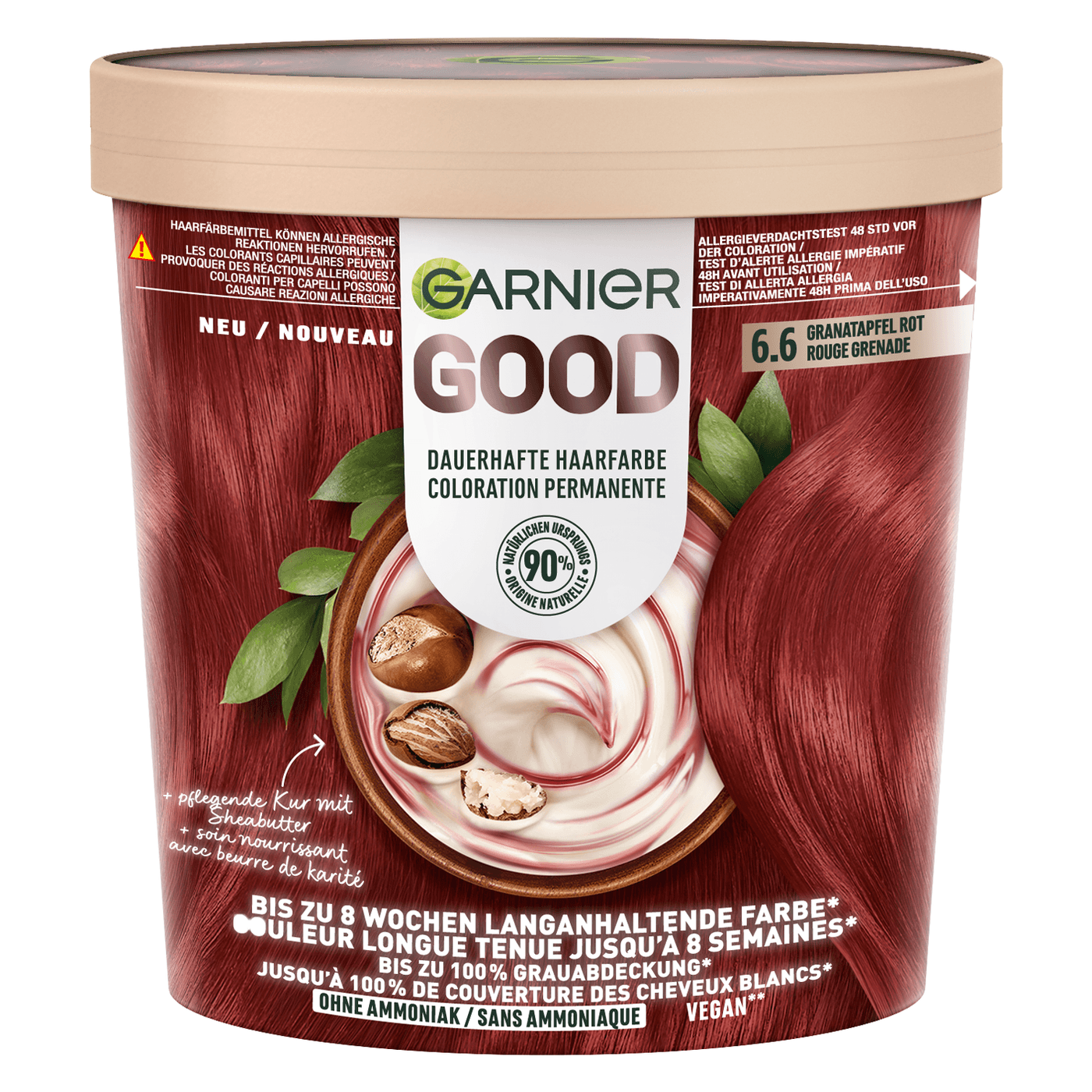 Good Color - Dauerhafte Haarfarbe 6.6 Granatapfel Rot