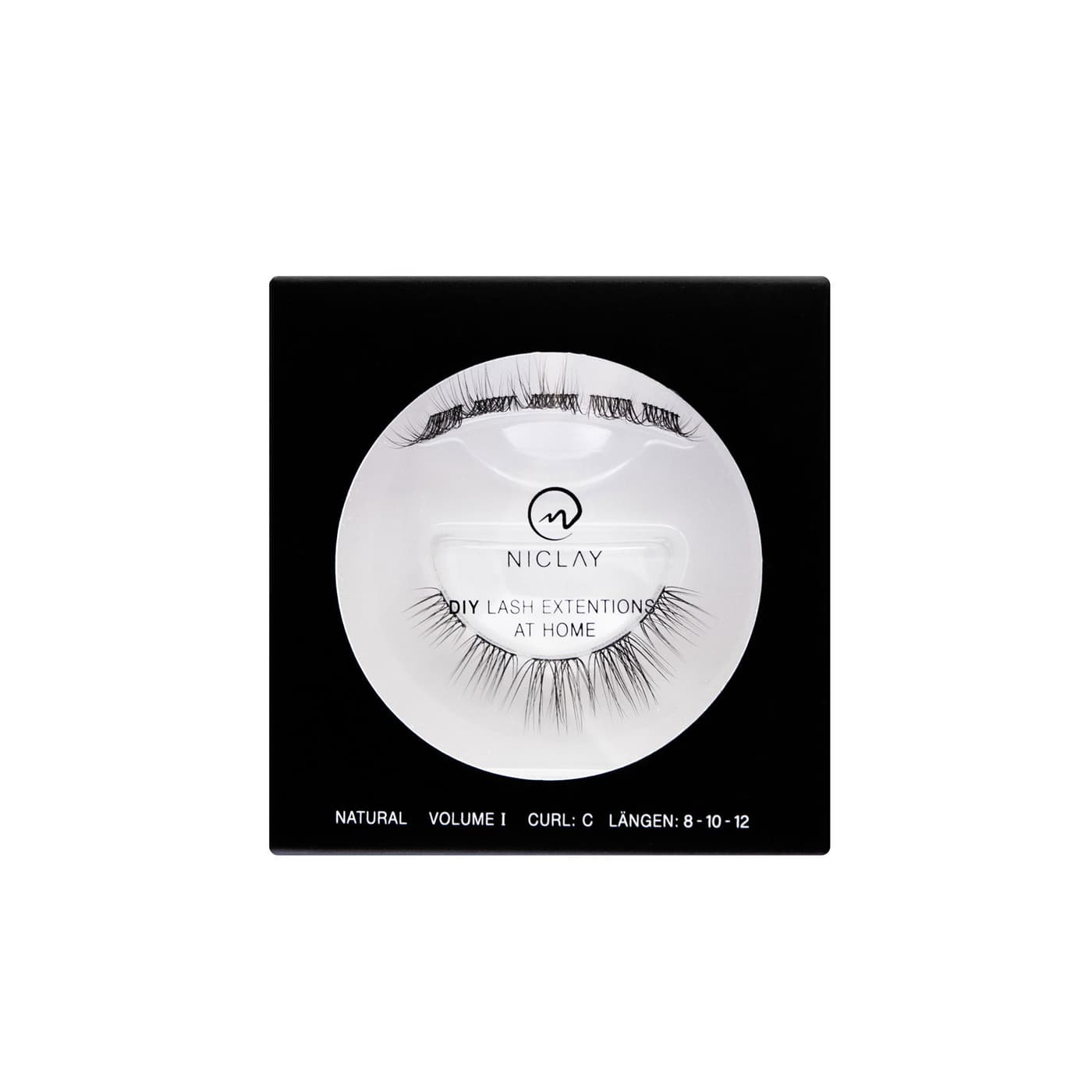 NICLAY - DIY Lash Minibox | C-Curl | Natural Eye I | 8 / 10 / 12 mm