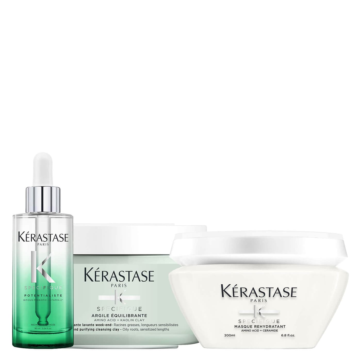 Spécifique - Argile Équilibrante + Masque Rehydratant + Potentialiste Serum
