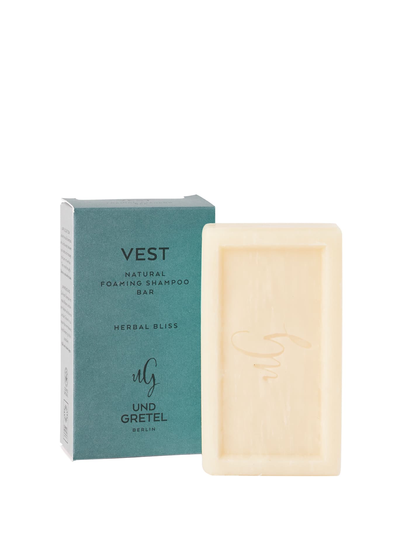 UND GRETEL Hair - Vest Foaming Shampoo Bar