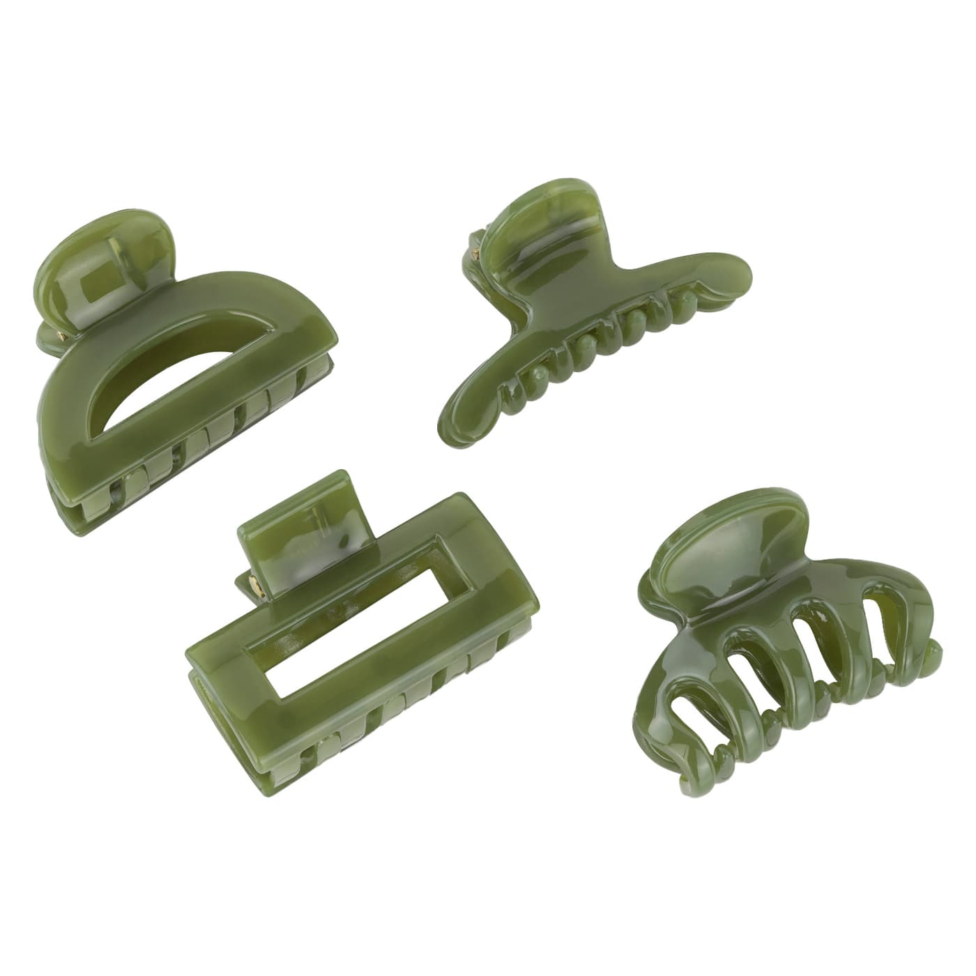 TRISA Hair - Small Hair Clips, green