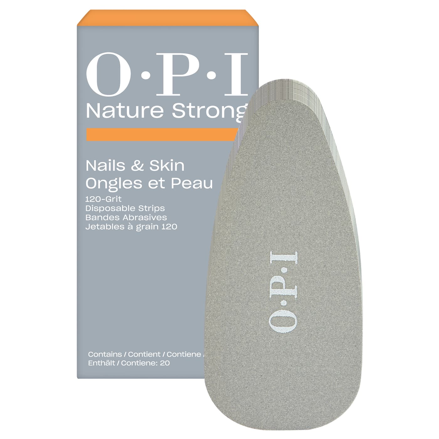 Nature Strong Nails & Skin - Disposable Strips 120 Grit