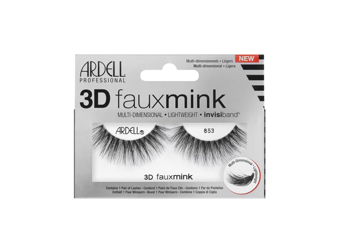 Faux Mink - 3D  853 Lashes