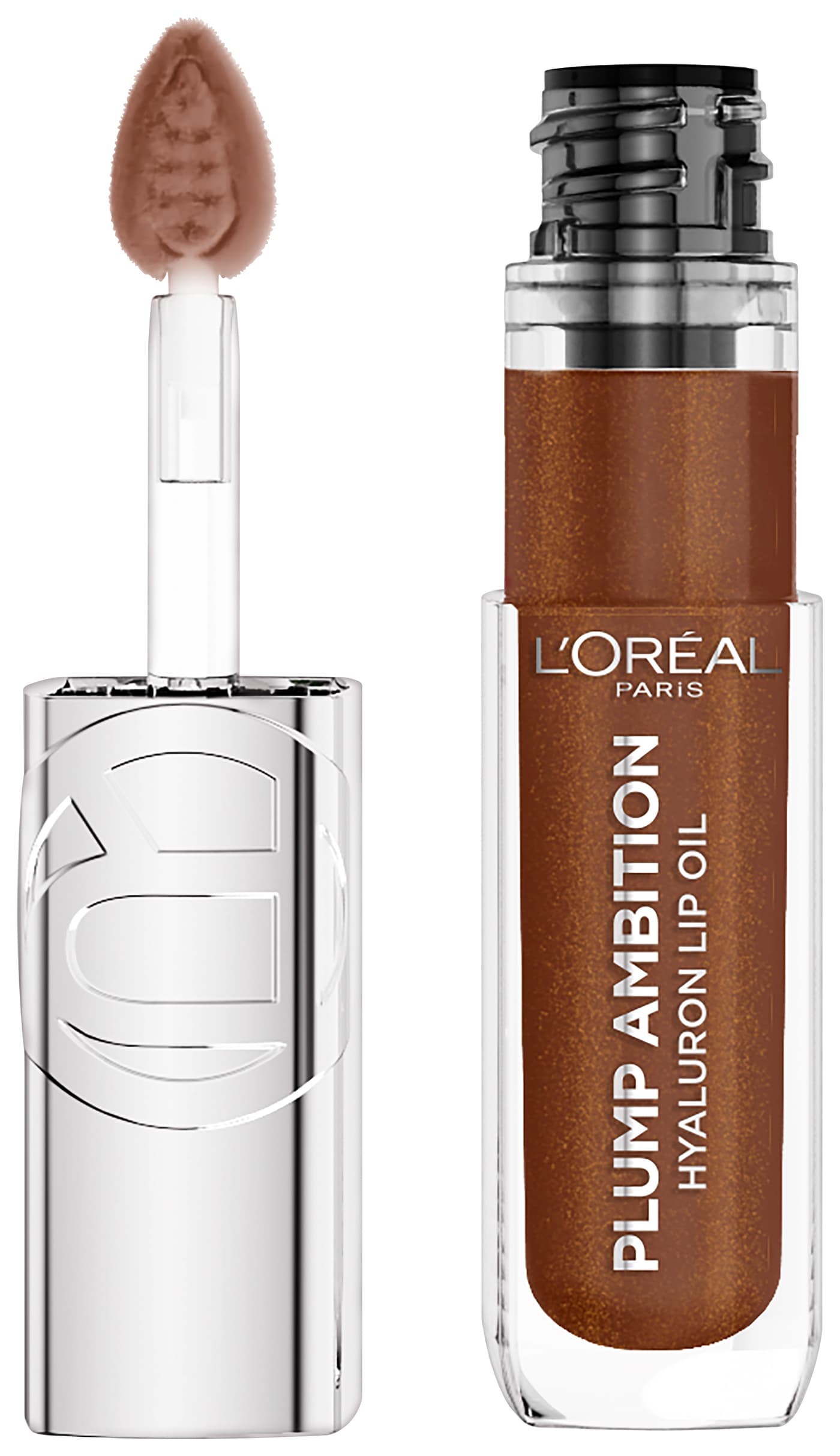 L'Oreal Cosmetics - Huile à lèvres Plump Ambition Hyaluron 510 La Nuit Sparkle