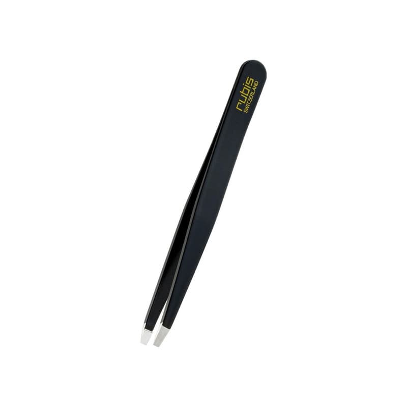 Rubis - Pinzette gerade schwarz Inox