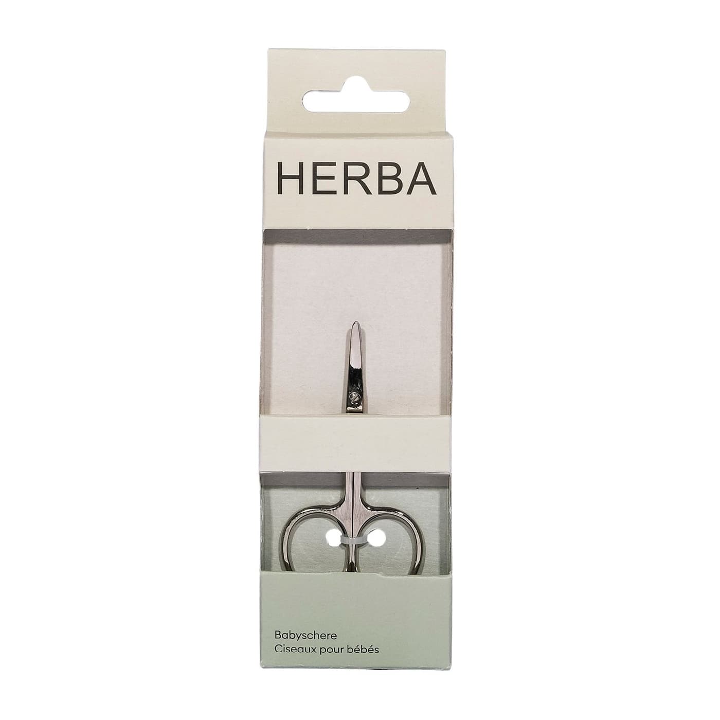 Herba - Babyschere, vernickelt