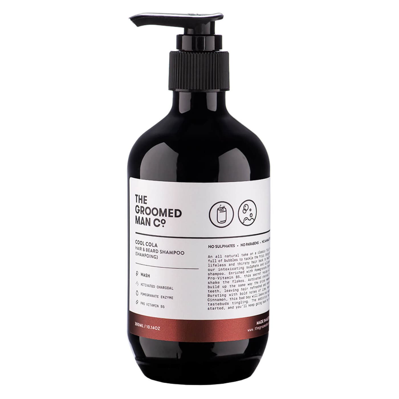THE GROOMED MAN CO. - Cool Cola Hair & Beard Shampoo