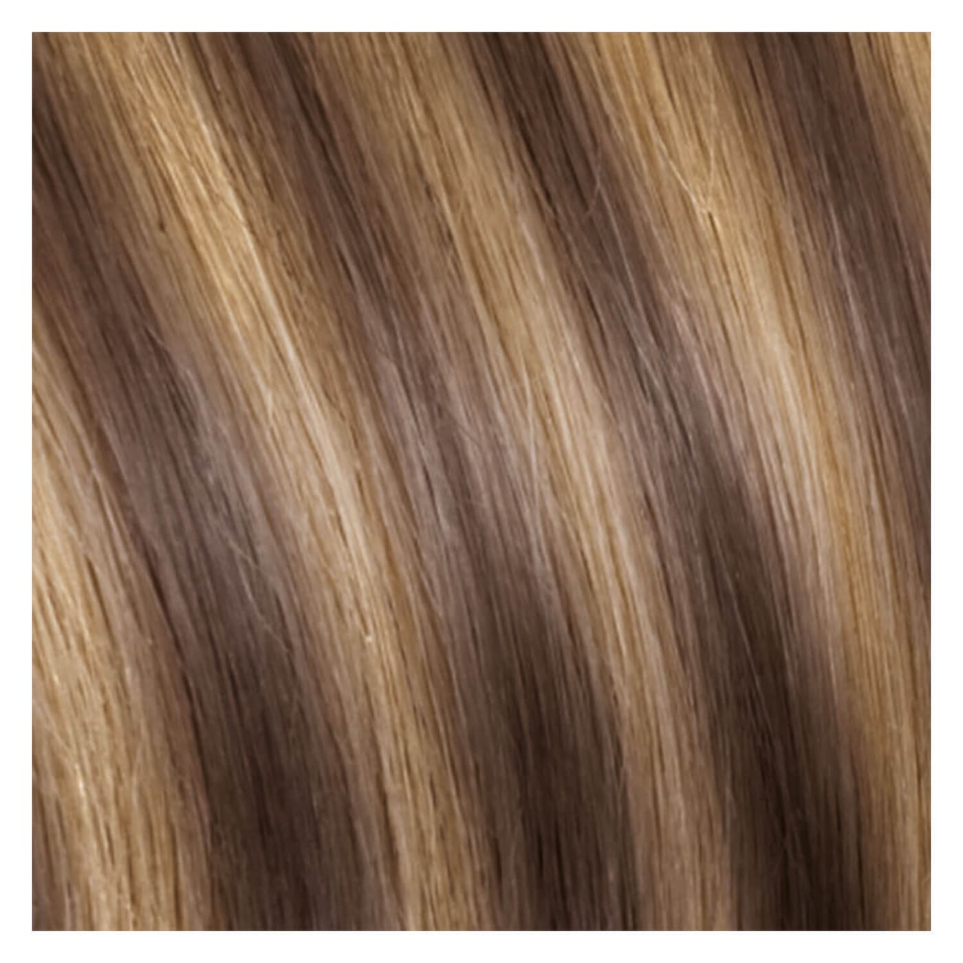 SHE Clip In-System Hair Extensions - 9-teiliges Set M8/26 Dunkelblond/Honigblond 50/55cm