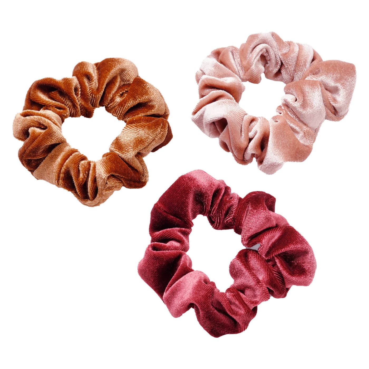 Body Mind and Soul Scrunchie Yoga Velvet Red