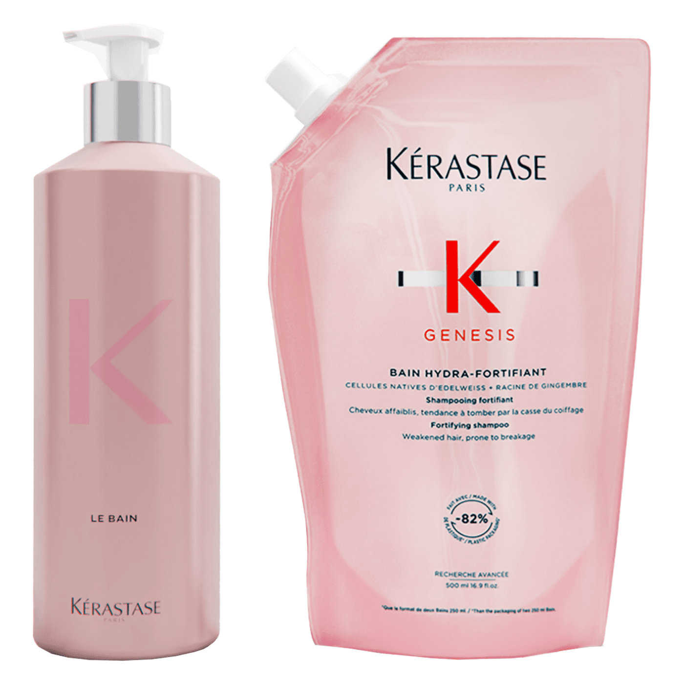 Genesis - Bain Hydra-Fortifiant Refill + Aluminium Flasche Duo