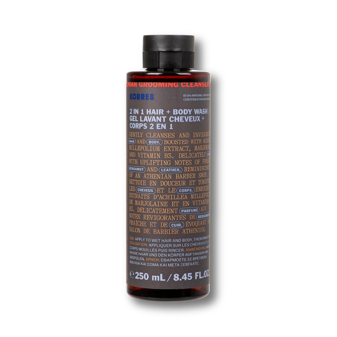 Korres Haircare - ATHENIAN GROOMING Gel Lavant Cheveux + Corps 2 en 1