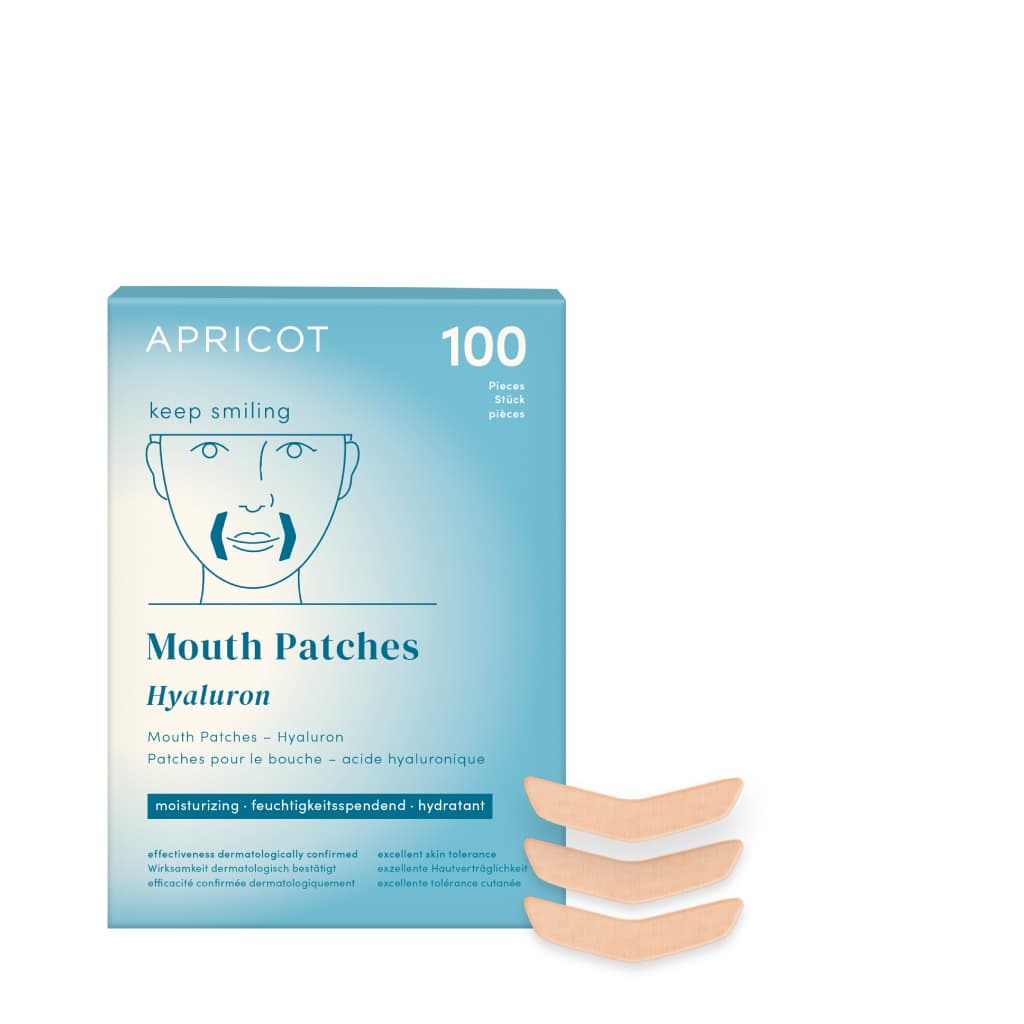 Apricot - Mundpflaster Mit Hyaluron Keep Smiling - 100 Stk.