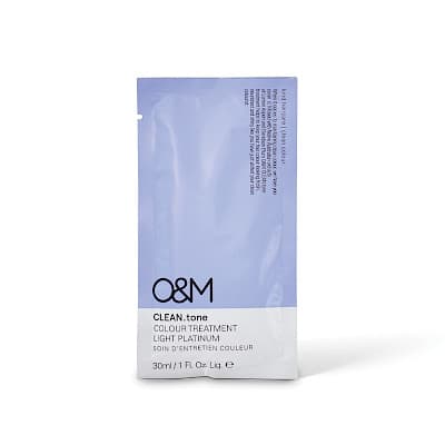 O&M Haircare - Clean.Tone Light Platinum Colour Treatment Sachet