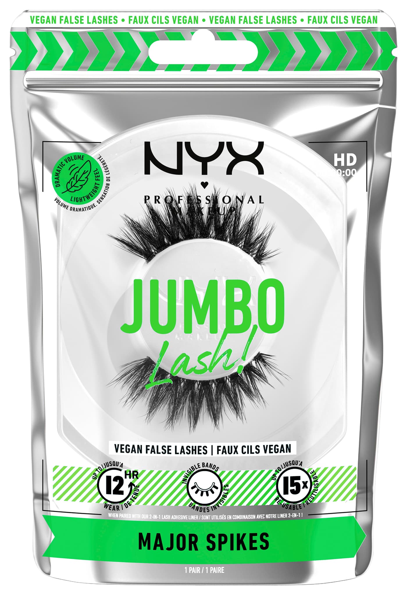Jumbo Lash! - False Lashes 9 Full Major Spikes