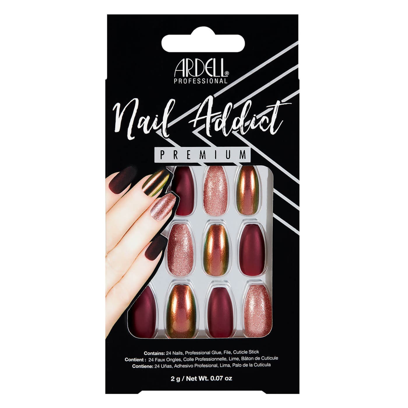 Nail Addict - Nail Addict Red Cateye