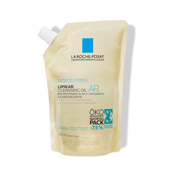 LA ROCHE-POSAY Lipikar Huile lavante AP+ relipidante anti-grattage Ecorecharge 400ml